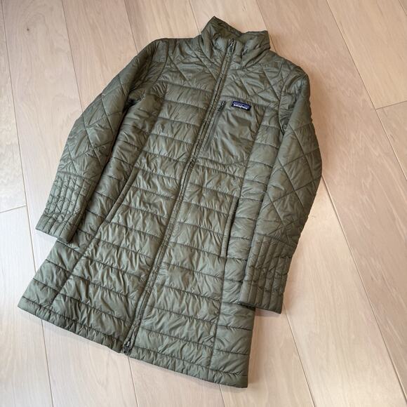 Patagonia Radalie Parka Women's Small Green Full Zip Insulated Outerwear Ski - Picture 10 of 10